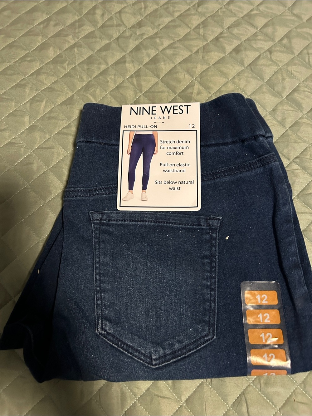 Nine West Women's Heidi Pull-On Jeggings - Navy Blue